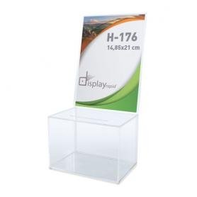 URNA PORTAGRAFICA A5 SIN CERRADURA "ELECTION" URNA PORTAGRAFICA A5 SIN CERRADURA "ELECTION"