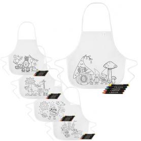 DELANTAL INFANTIL "CHISPI"( PACK DE 5) DELANTAL INFANTIL "CHISPI"( PACK DE 5)